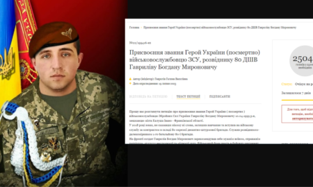 Петиція за Богдана Гавриліва зібрала голоси