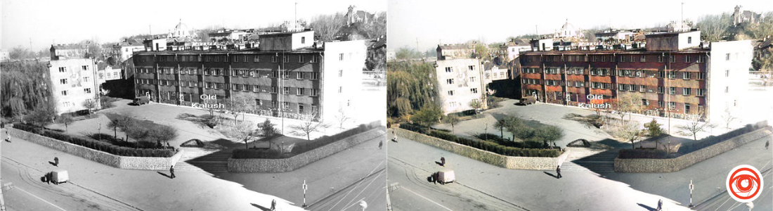 Історія Калуша в кольорі: чорно-білі знімки міста у яскравому забарвленні