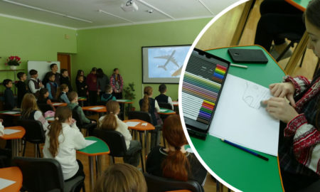 Думали про майбутнє і малювали "Мрію" — у Калуші діти взяли участь у всеукраїнському конкурсі | Фотофакт