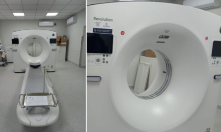 У Центральній районній лікарні Калуша з'явився новітній комп'ютерний томограф