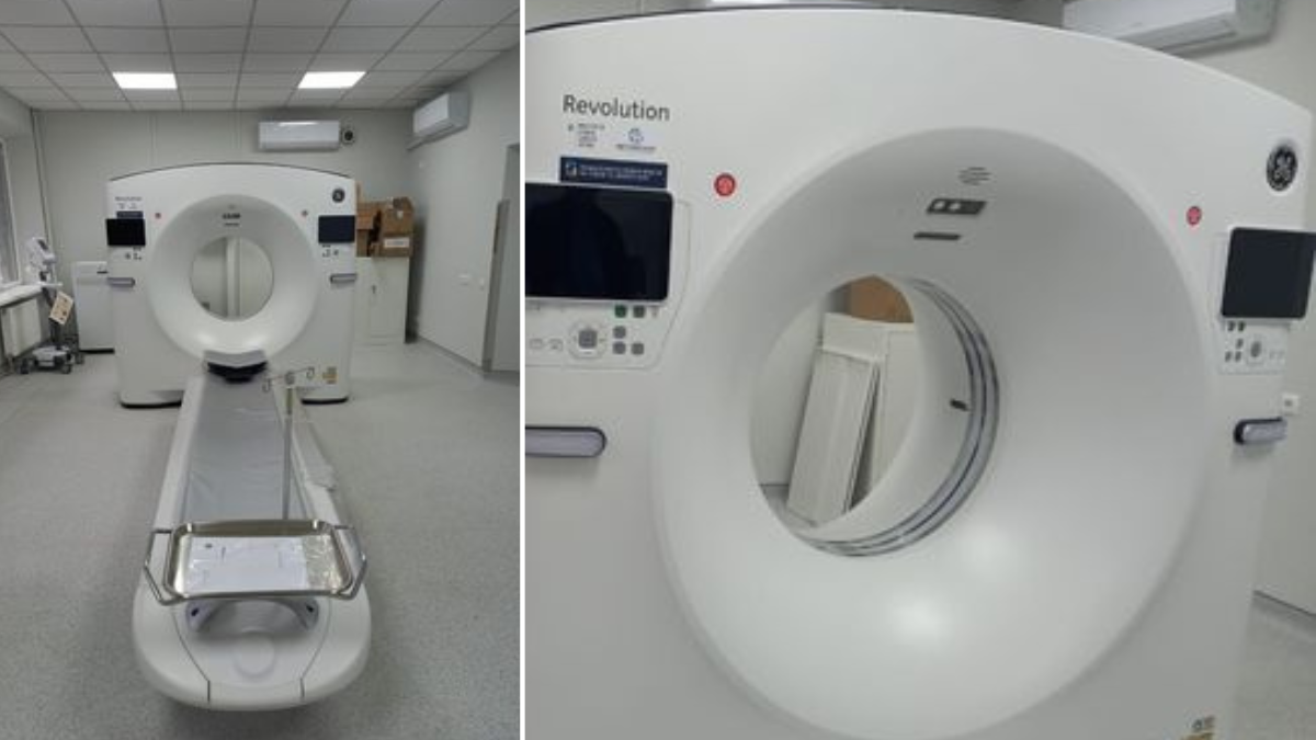 У Центральній районній лікарні Калуша з'явився новітній комп'ютерний томограф