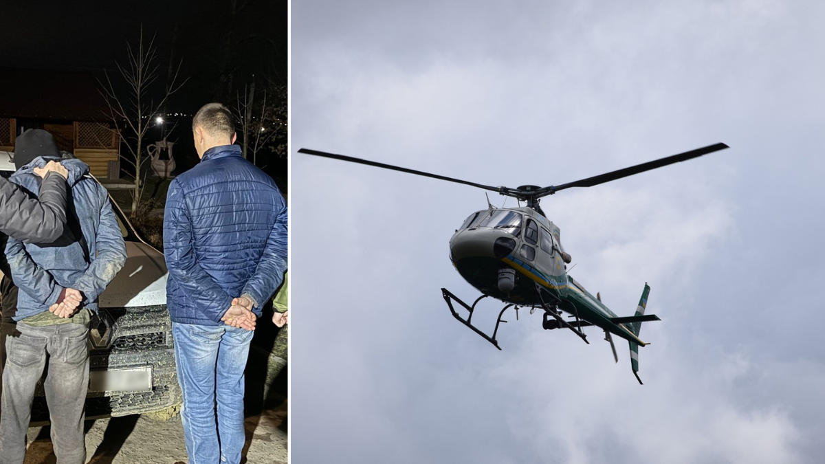 Виявили з гелікоптера: прикордонники затримали прикарпатця, який намагався перетнути кордон