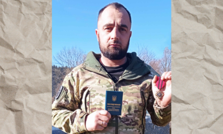 Воїн з Рожнятівської громади отримав нагороду від Головнокомандувача ЗСУ
