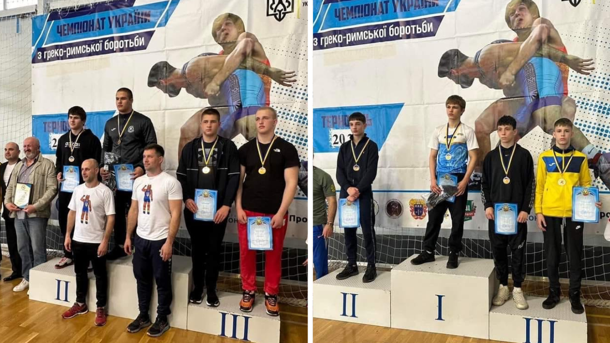 Борці з Долини здобули переможні місця на всеукраїнському чемпіонаті