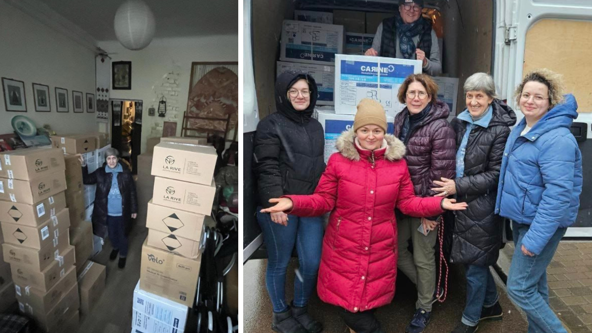 Польські благодійники завітали до Калуша з гуманітарною допомогою