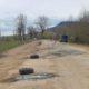 Залатані ями і веселка. Як рухаються роботи з ремонту дороги на Рожнятівщині | ФОТО