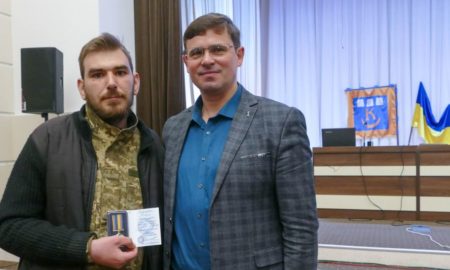 Захисник із Калуша отримав медаль "За оборону рідної держави"