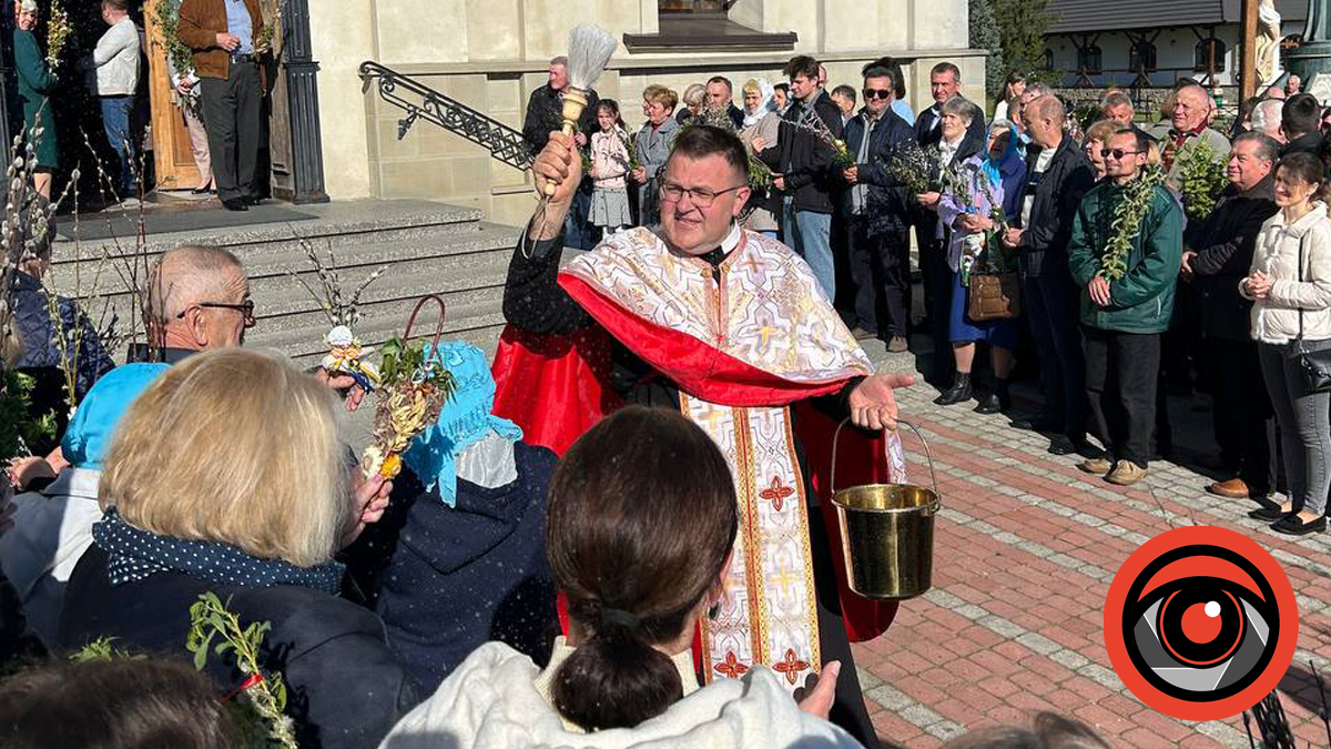 Як у Гошеві вербові гілочки освячували | ФОТОРЕПОРТАЖ