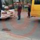 У Калуші два автобуси не поділили заїзд на зупинку | ФОТОФАКТ