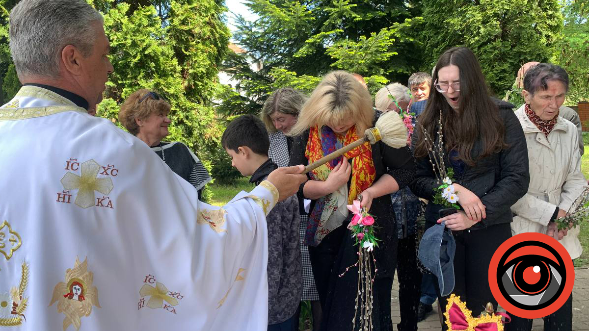 Освячення верби у каплиці Володимира та Ольги на Загірʼї | ФОТОРЕПОРТАЖ