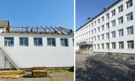 У Калуській громаді ремонтують дах ліцею за майже 5 мільйонів гривень