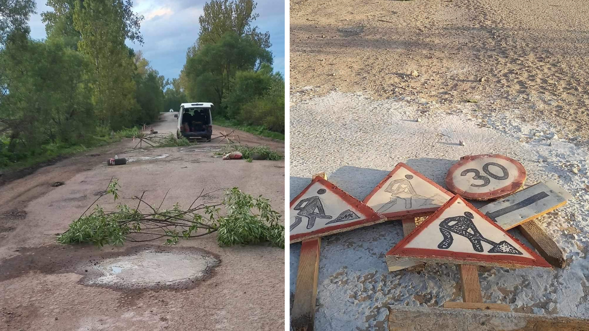 На Рожнятівщині місцеві жителі завершили ремонт критичної дороги