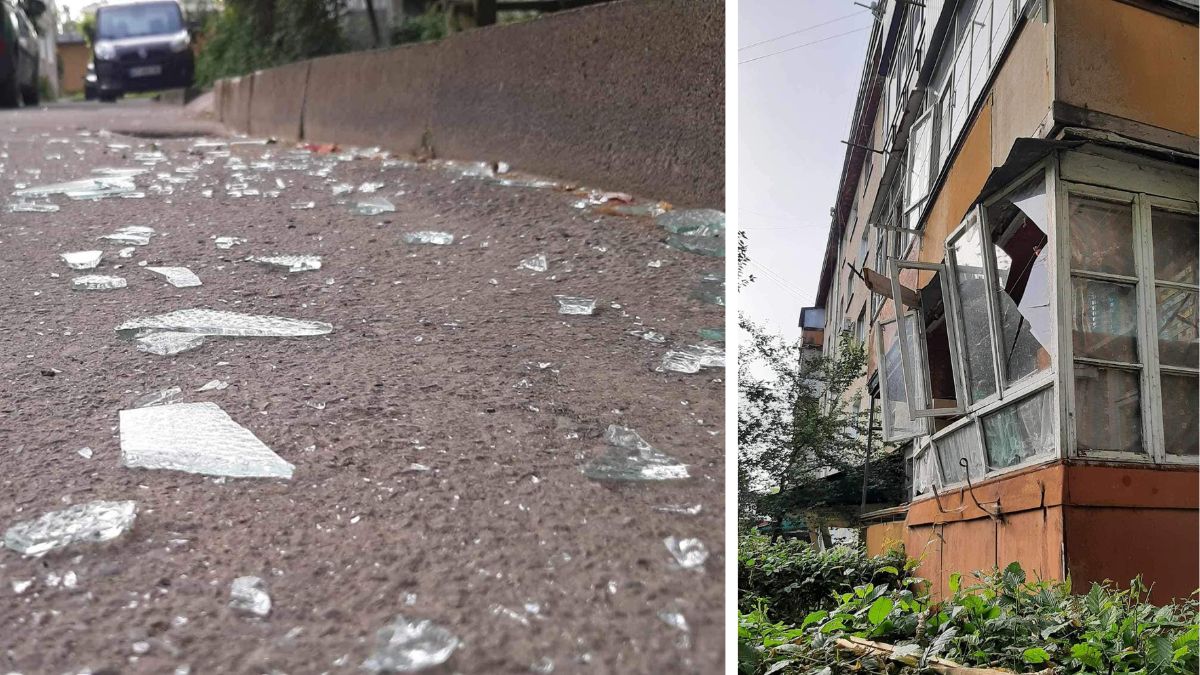 В Івано-Франківську пошкоджено 14 будівель та понад 800 вікон | ФОТО