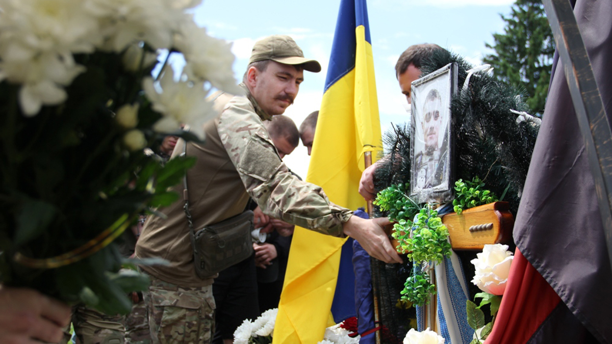 На Калущині вшанували пам'ять полеглого Героя Святослава Кондрата