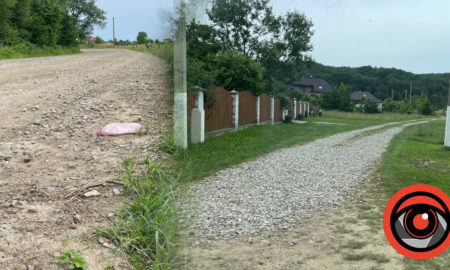 450 тон щебеню на три вулички — на Калущині ремонтували дорогу і водовідвідні канави