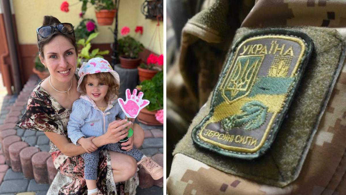 Калушанка разом з 2-річною донькою приєдналась до командного збору для військових