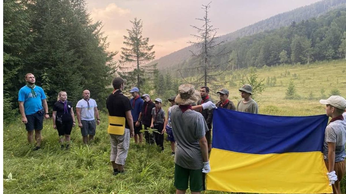 Калуські пластуни таборували у Горганах