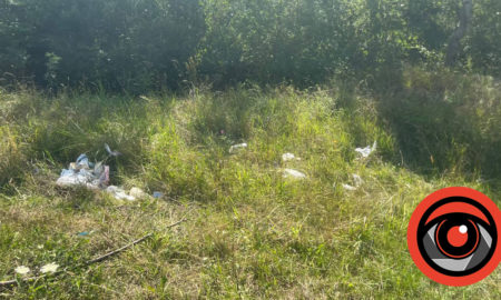 У Добровлянах біля річки невідомі залишили острівці сміття | ФОТОФАКТ