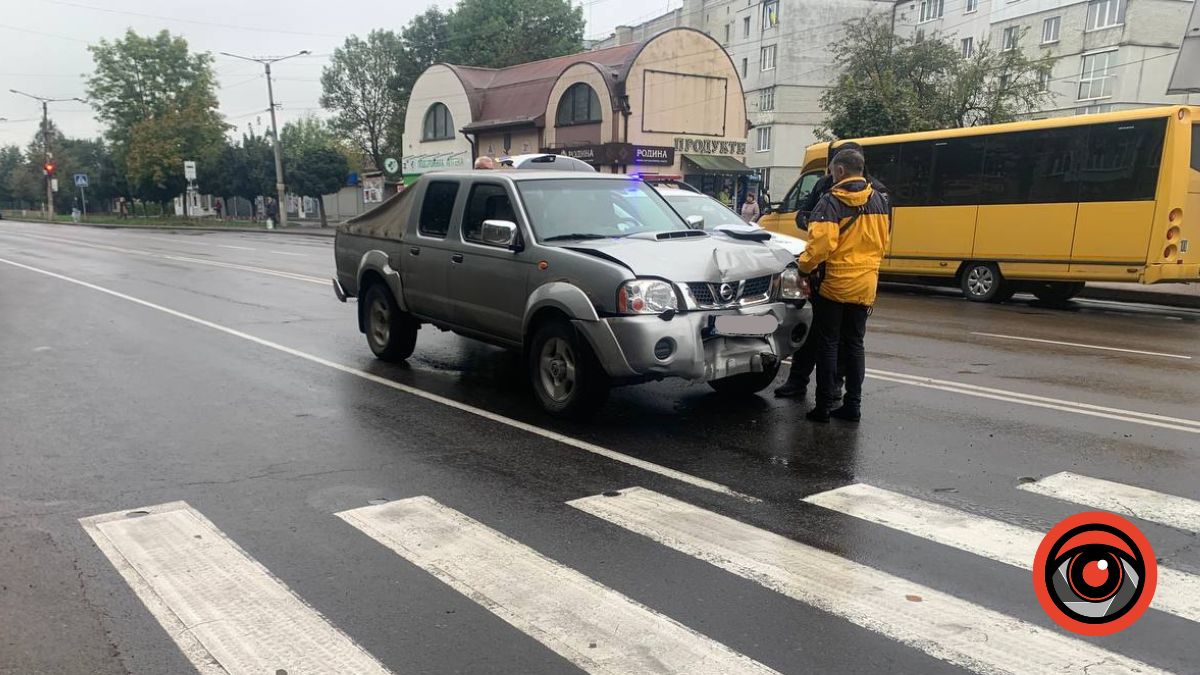 На вулиці Винниченка в Калуші ДТП