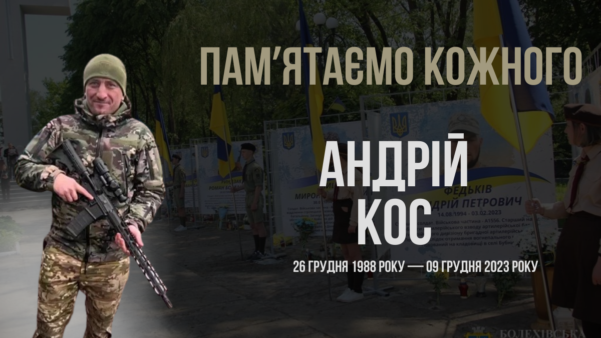 Згадуємо Андрія Коса