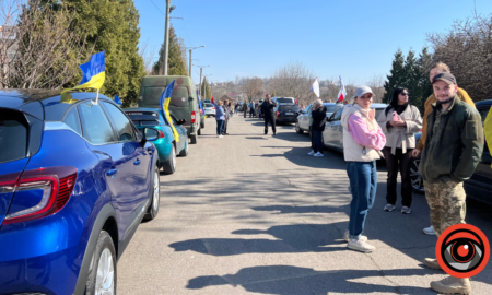 У Калуші організували великий автопробіг