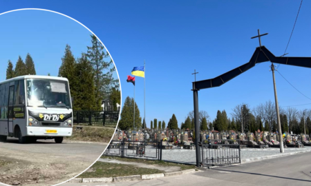 Графіки руху основних і додаткових автобусів до кладовища у Калуші на пасхальні дні