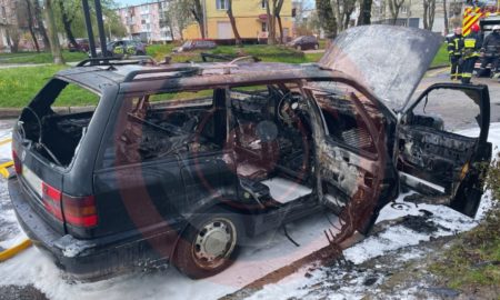 Згоріло авто