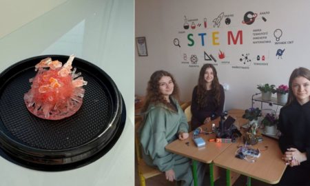 учні-дослідники розмножили кристал