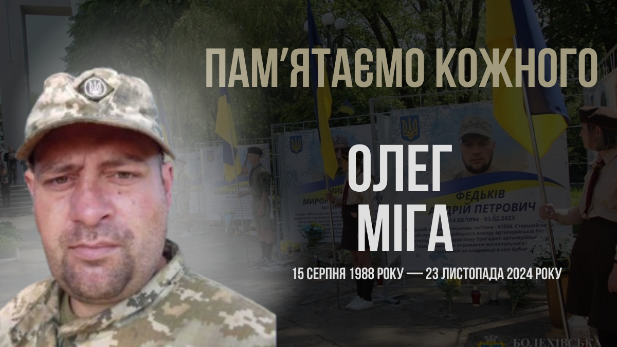 згадуємо Олега Мігу