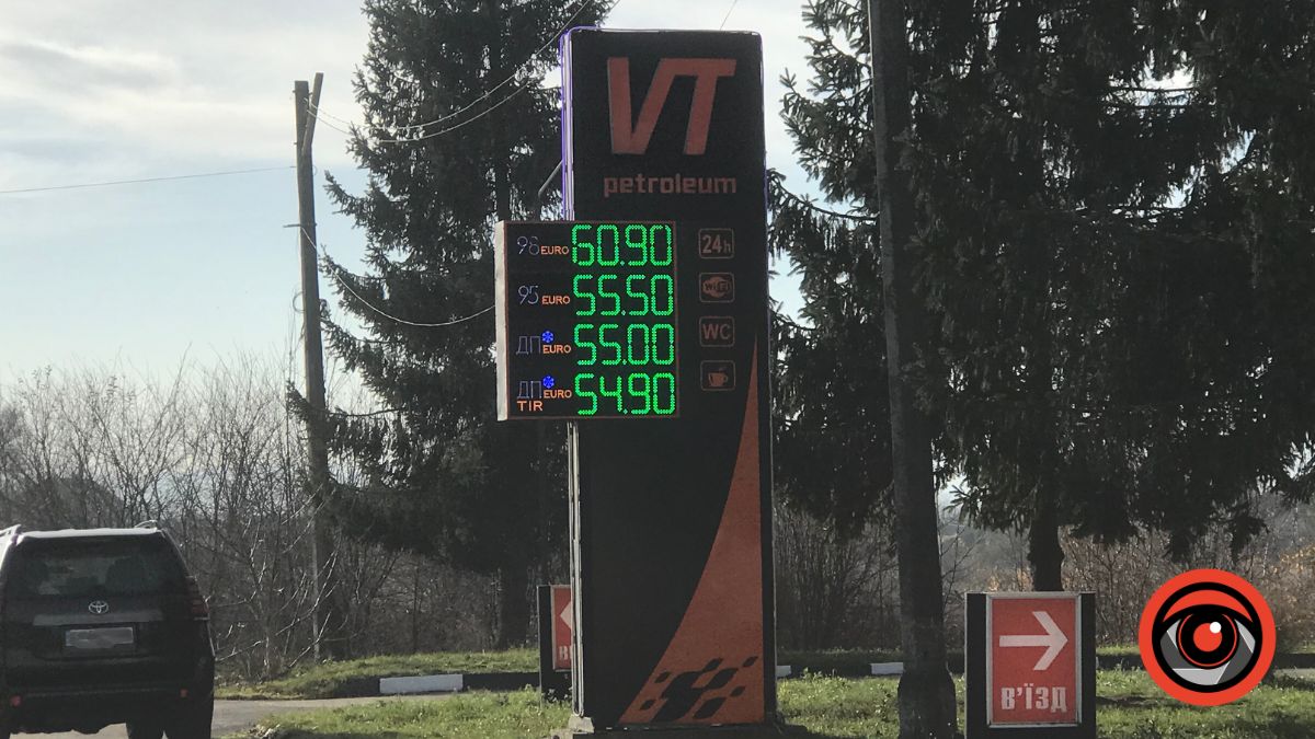 Ціни на пальне у Калуші