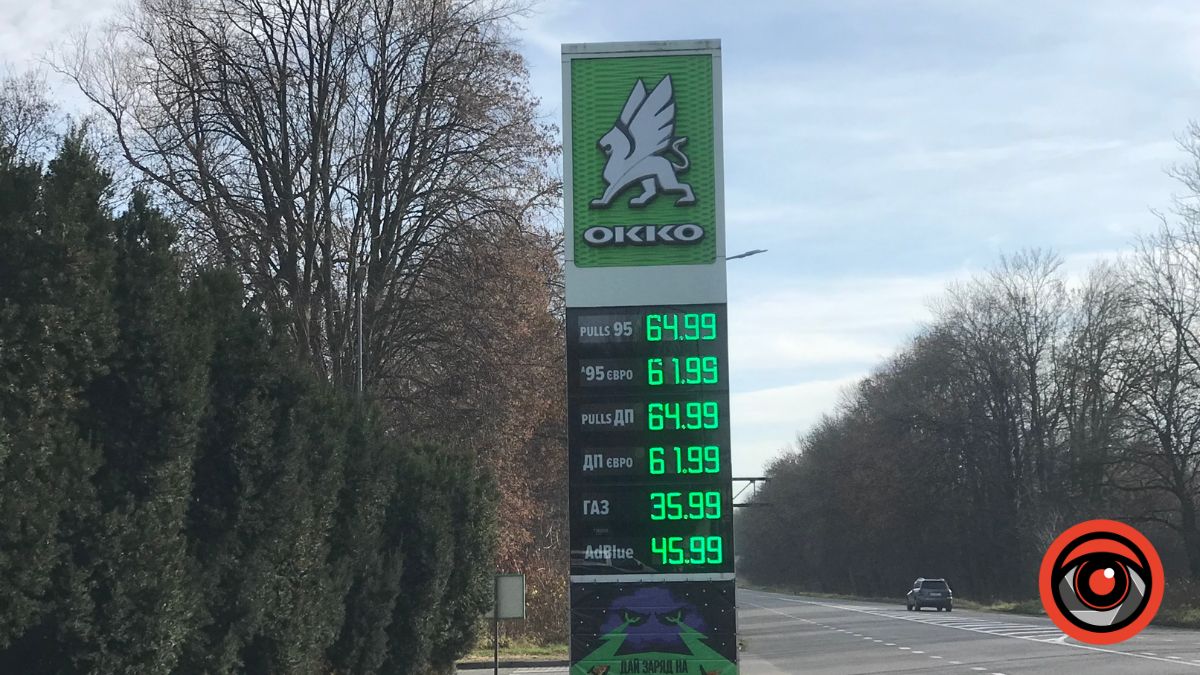 Ціни на пальне у Калуші