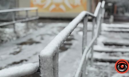 у Калуші випав перший сніг