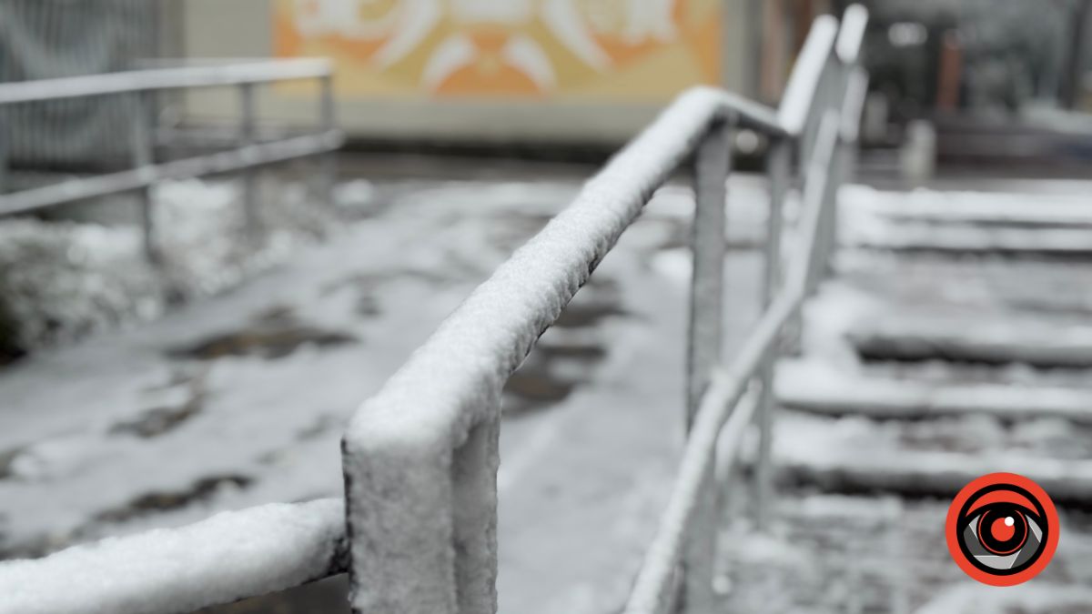 у Калуші випав перший сніг