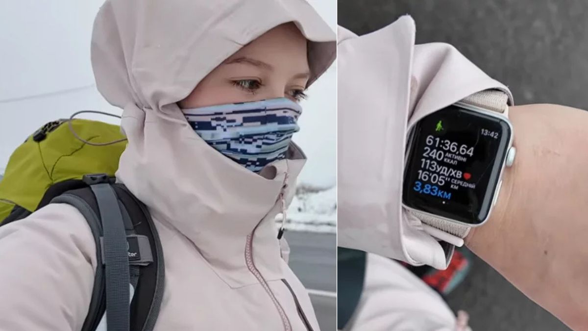 Дівчина пішки йшла 6 днів