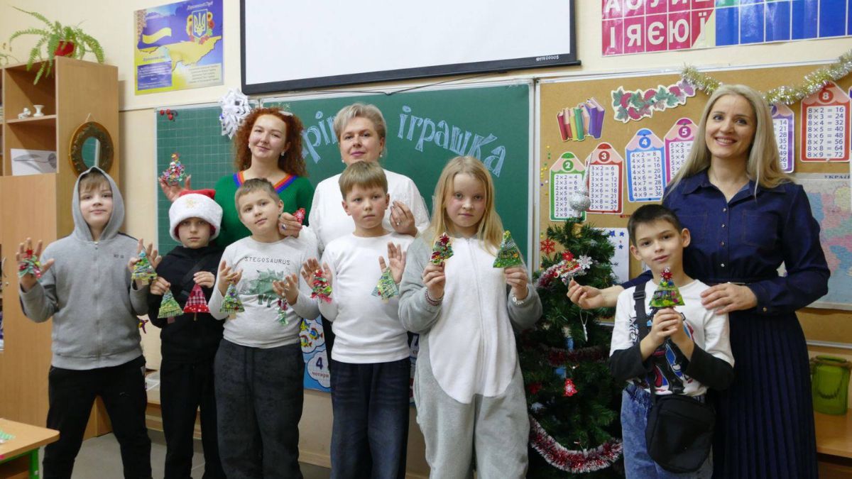 у Калуші школярі долучилися до благодійного майстер-класу