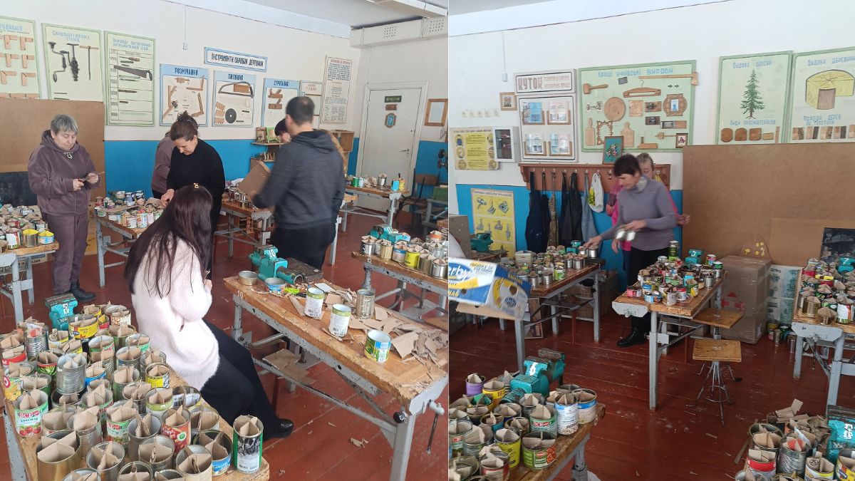 У Кропивницькій гімназії окопні свічки