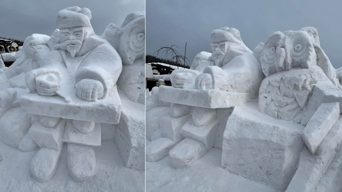 снігова скульптура
