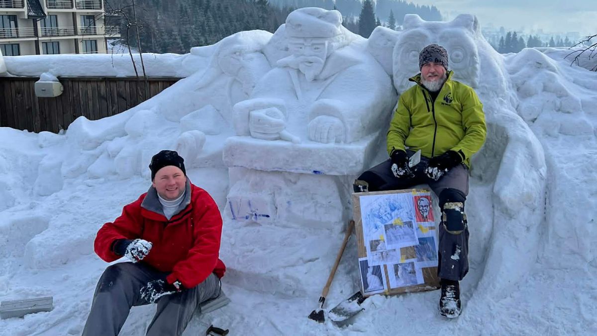 снігова скульптура