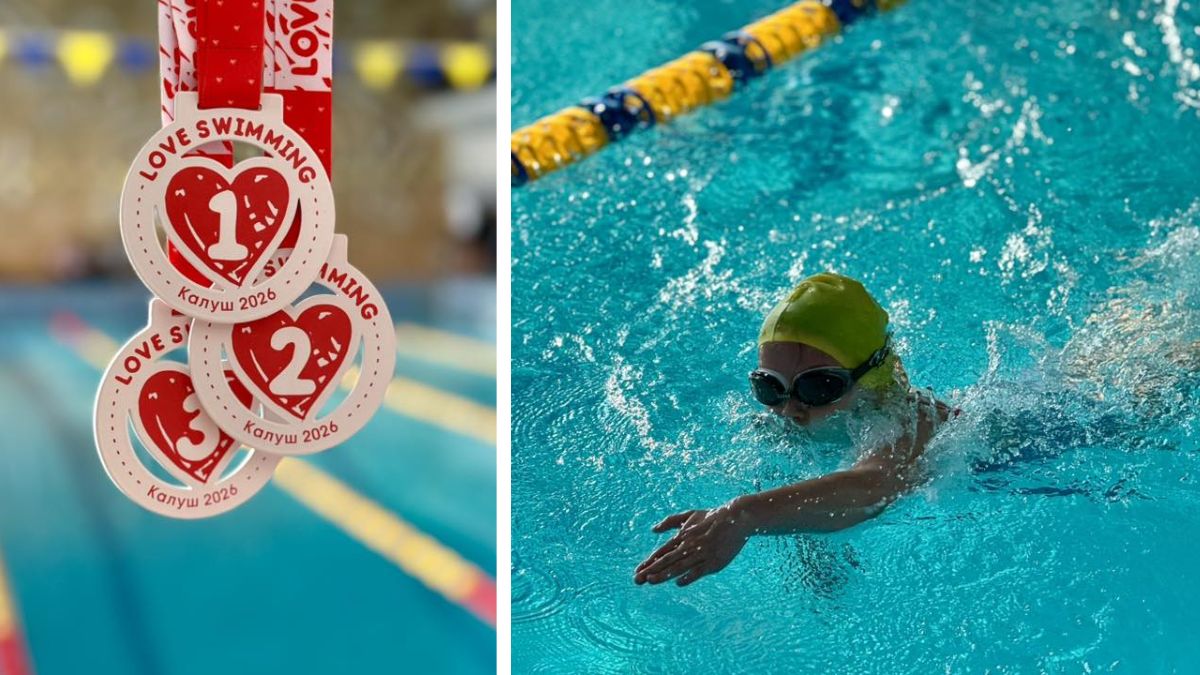 У Калуші відбувся традиційний турнір з плавання до Дня святого Валентина