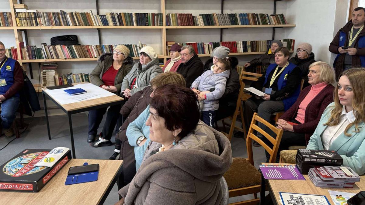 У селі Шевченкове відкрили простір для людей старшого віку та ВПО