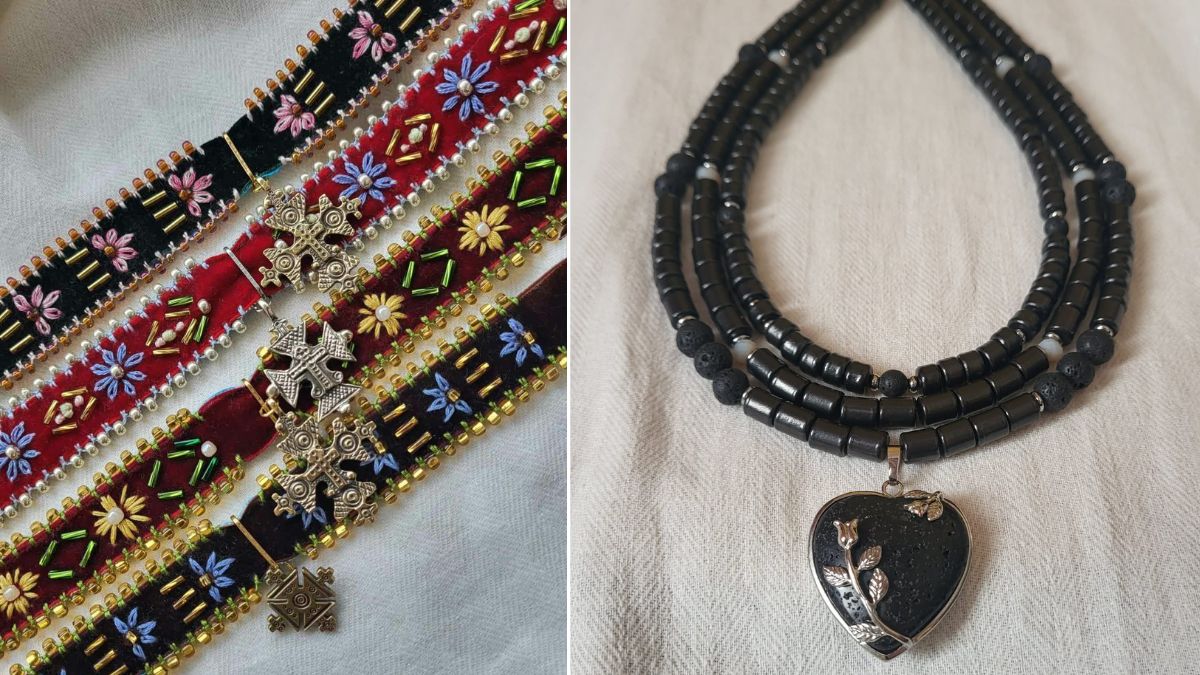 Калушанка створює автентичні прикраси