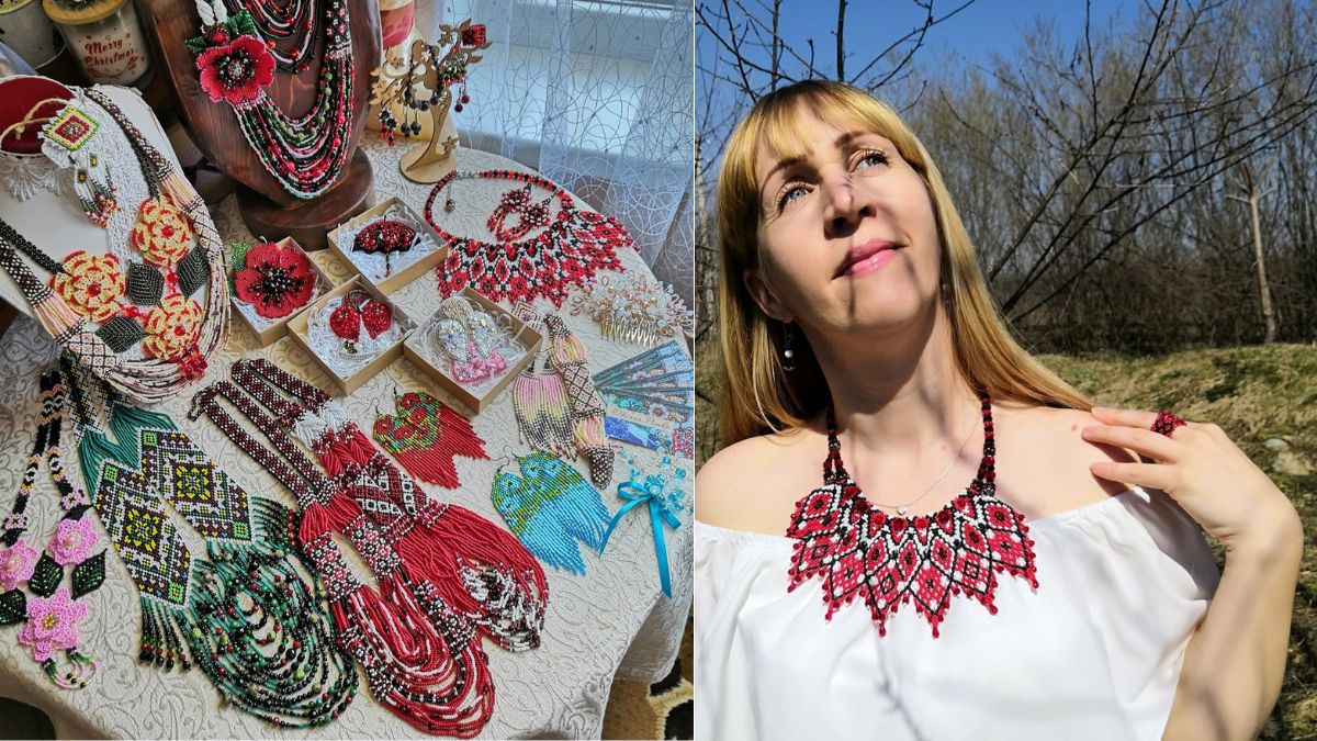 Майстриня зі Спаса виготовляє прикраси