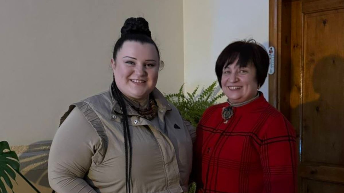 Відома співачка відвідала ліцей у Калуші