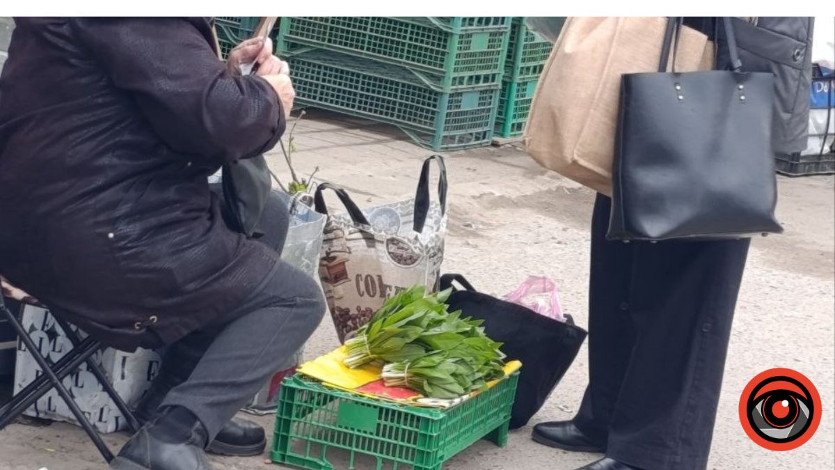 У Калуші продають черемшу