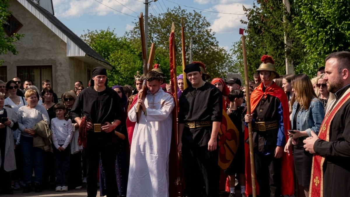 Калуська спільнота УМХ-ДАР 13 років відтворює Хресну дорогу