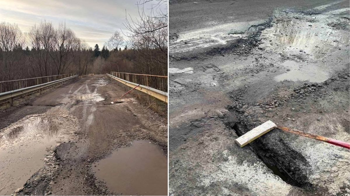 Аварійний міст через Росільна та Красне