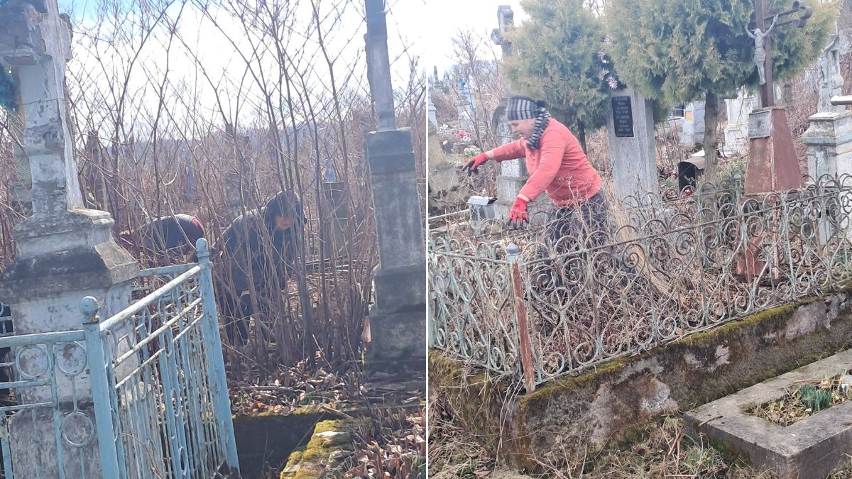 У Тужилові була толока на місцевому цвинтарі