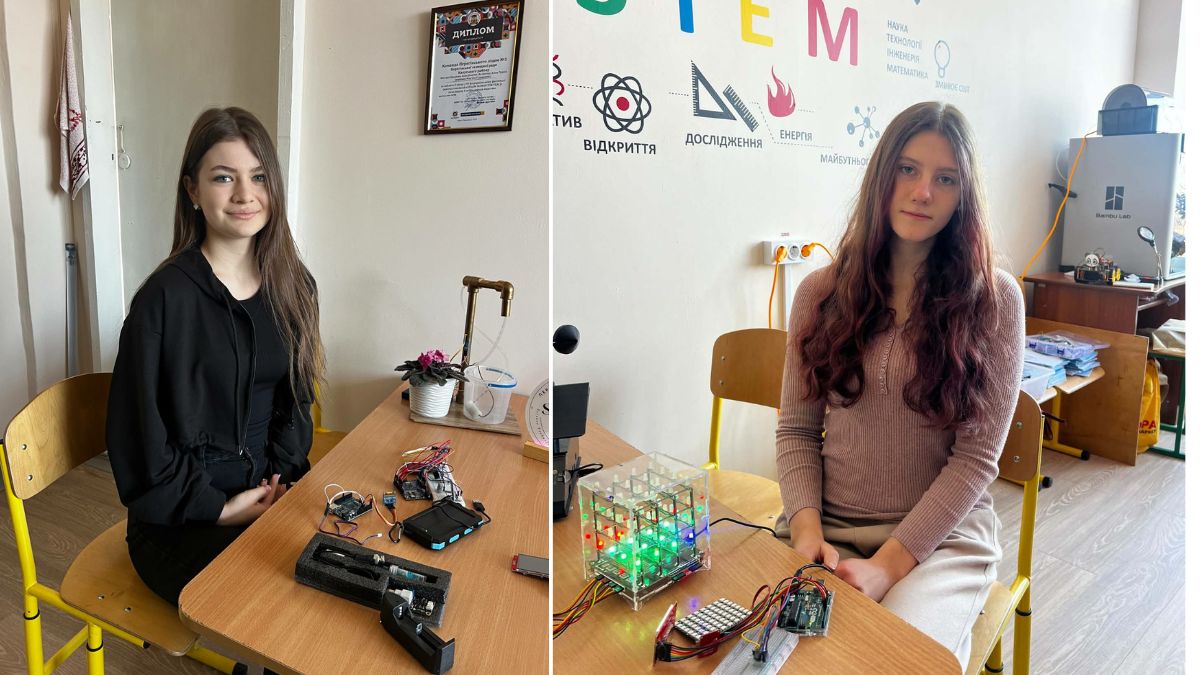 Учениці Перегінського ліцею юні винахідники