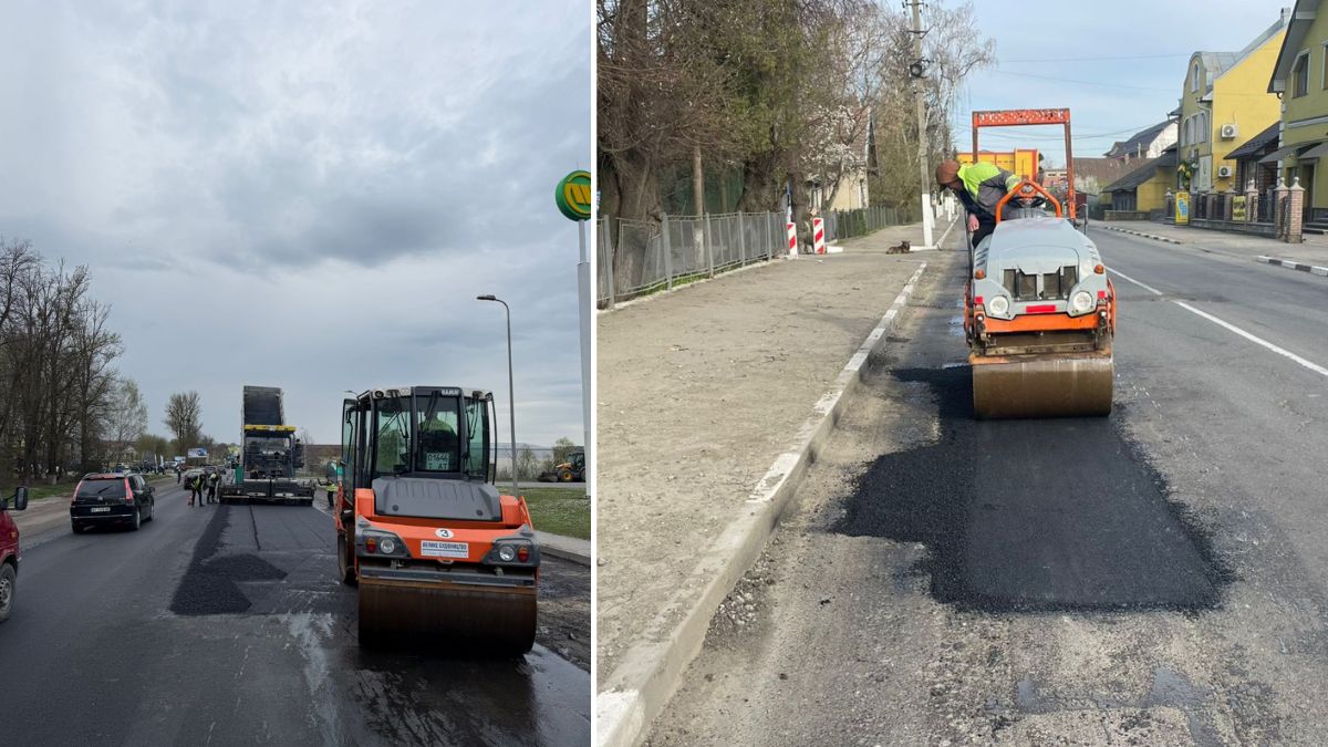 На Калущині та Долинщині ремонтують дороги