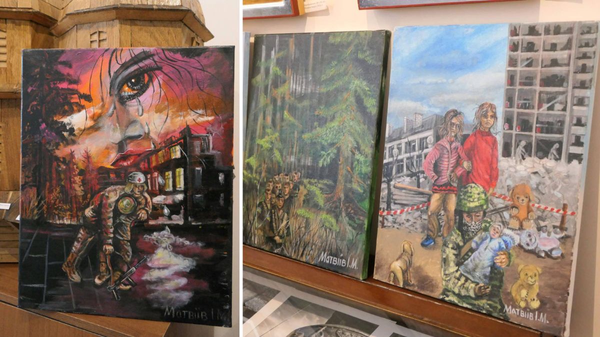 Калуський художник передав серію картин